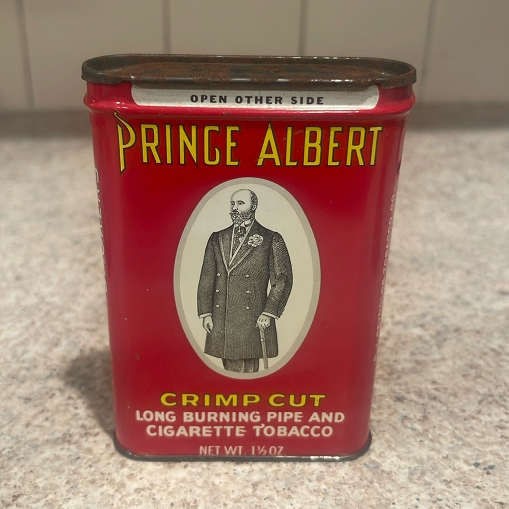 Prince Albert cigarette tin - empty